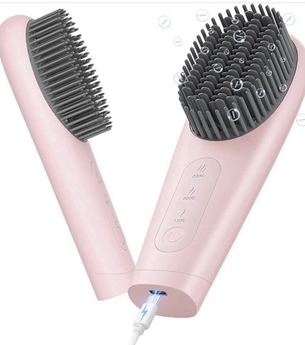 Cordless hot brush comb - hot,