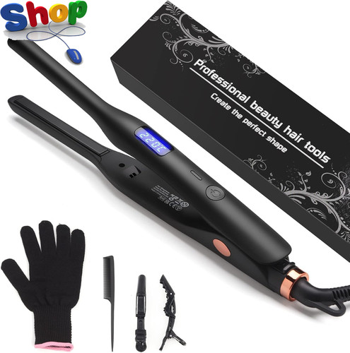Mini hair straightener for - hair,