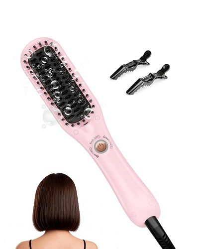 Mini hair straightener brush - mini,