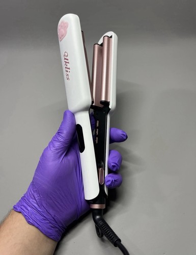 Hair crimper triple barrel - crimper,