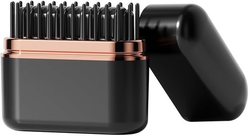 Mini hair straightener brush - hair, |