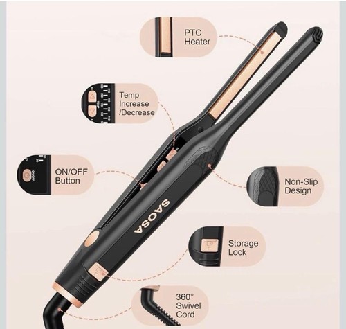 Pencil thin straightener flat - pencil,