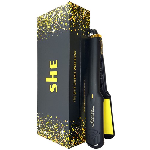 She wide ceramic gold hair - she,